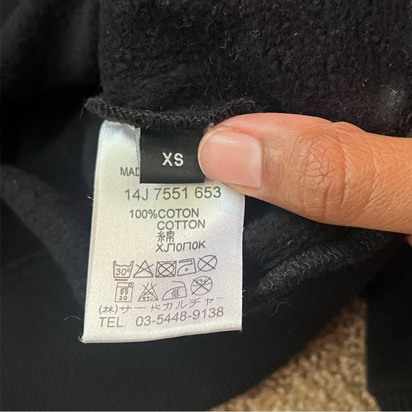 New GIVENCHY Riccardo Tisci tribal girl graphic print cotton crew sweater XS - Picture 5 of 10